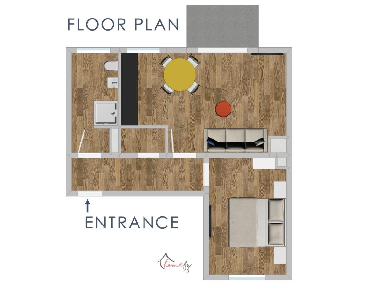 Homefy Come-Together Apartment - Balkon - Aufzug - Free Parking - Smart Tvs Essen Buitenkant foto